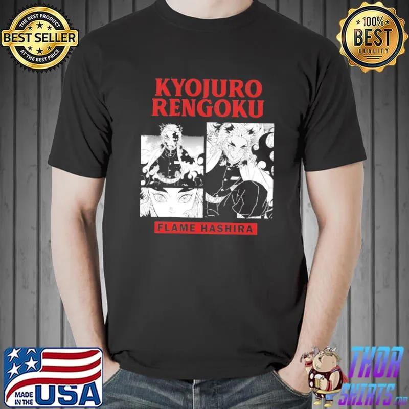 Flame hashira kyojuro rengoku demon slayer classic shirt