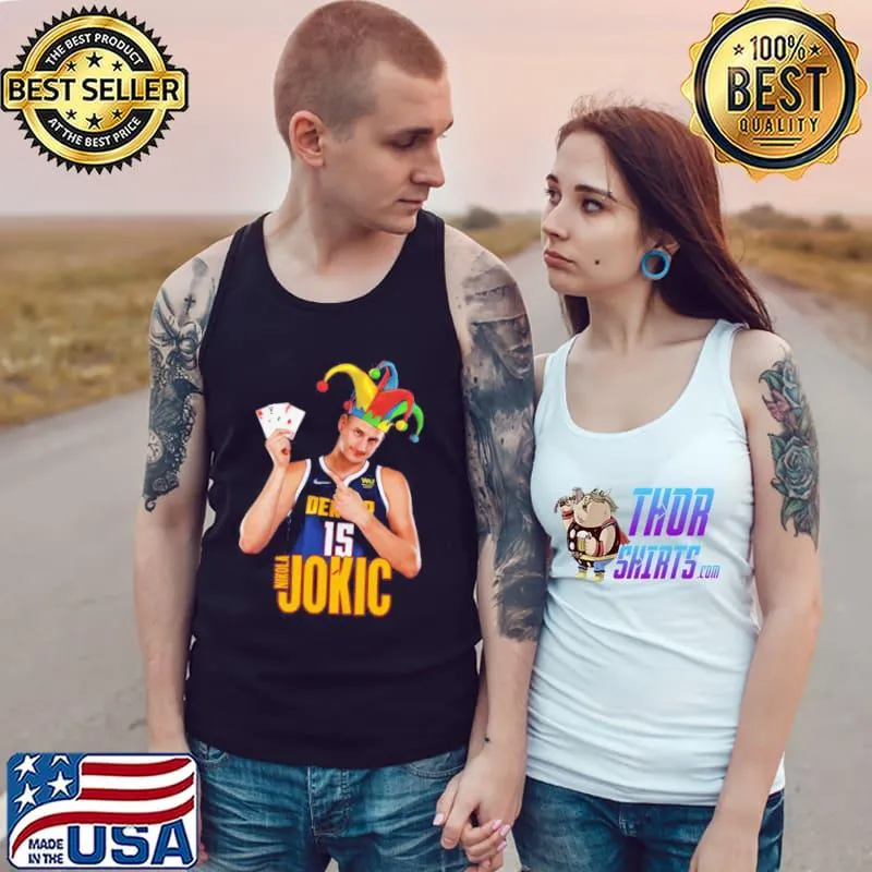 Funny cards design the joker nikola jokic classic s Tank Top