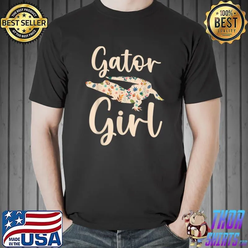 Gator Girl Alligator Lover Zookeeper Crocodile T-Shirt