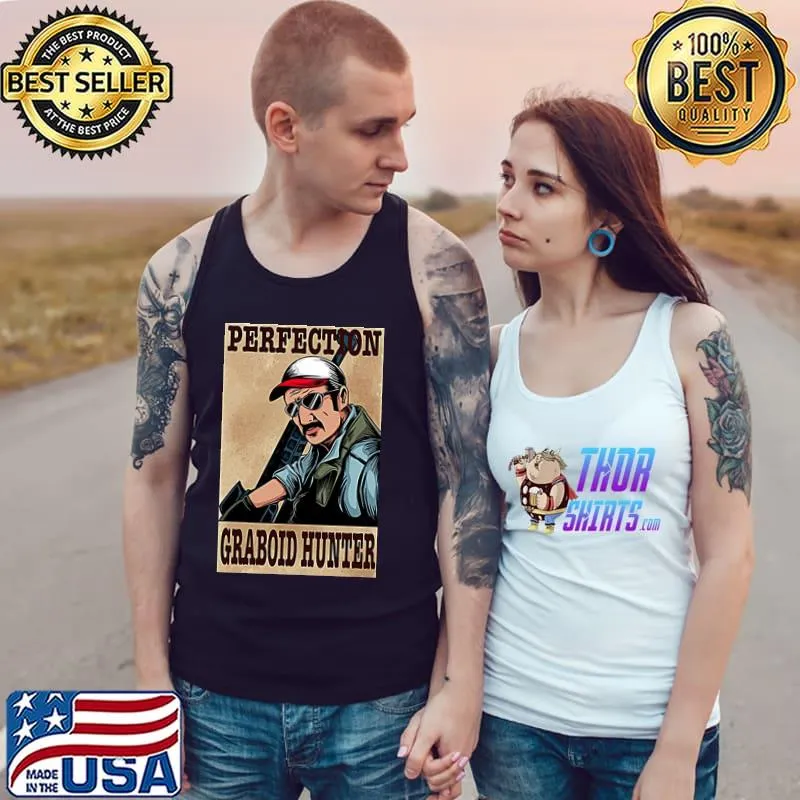 Graphic tremors graboid hunter portrait classic s Tank Top