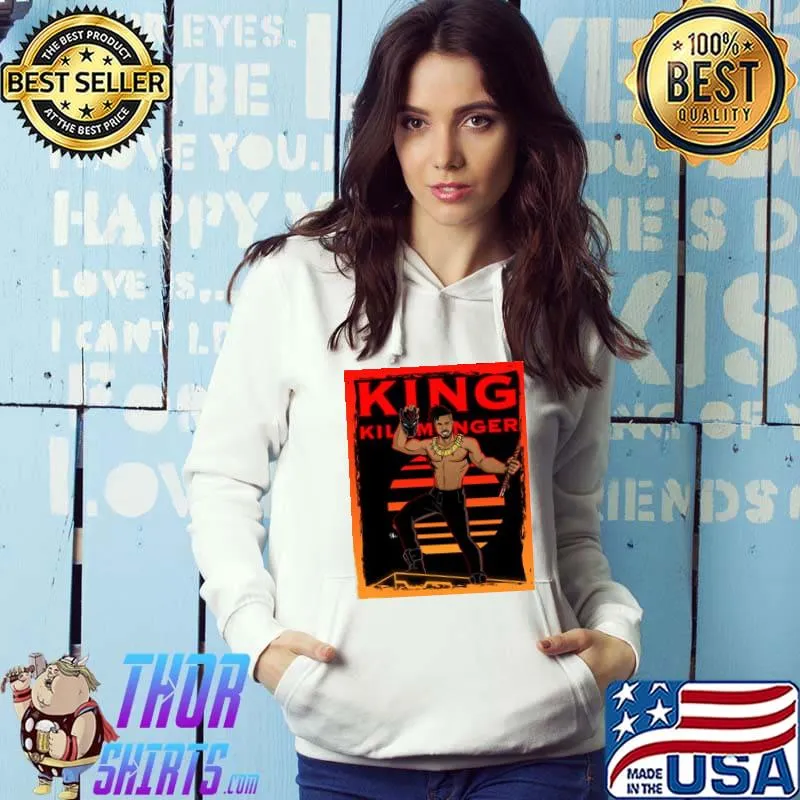 King killmonger animated design s Hoodie
