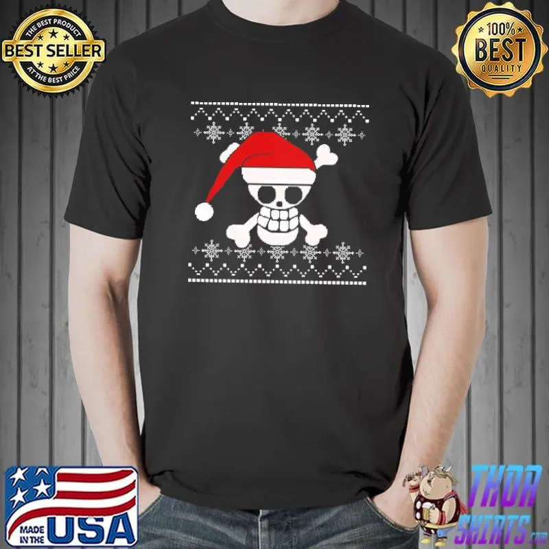 Luffy santa hat christmas trending shirt