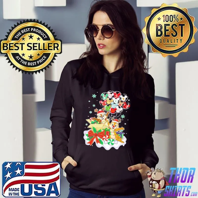 Merry christmas chip and dale ho ho ho trending s Hoodie
