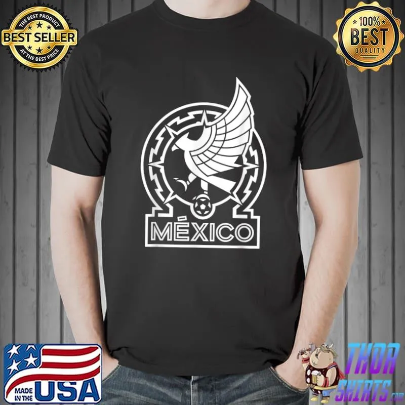 Mexico Soccer Bird Symbol Love Mexican Futbol Football T-Shirt
