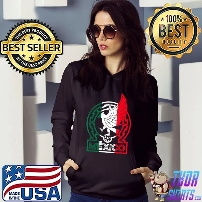 Mexico Soccer Love Mexican Futbol Football Flag Color T-Shirt Hoodie
