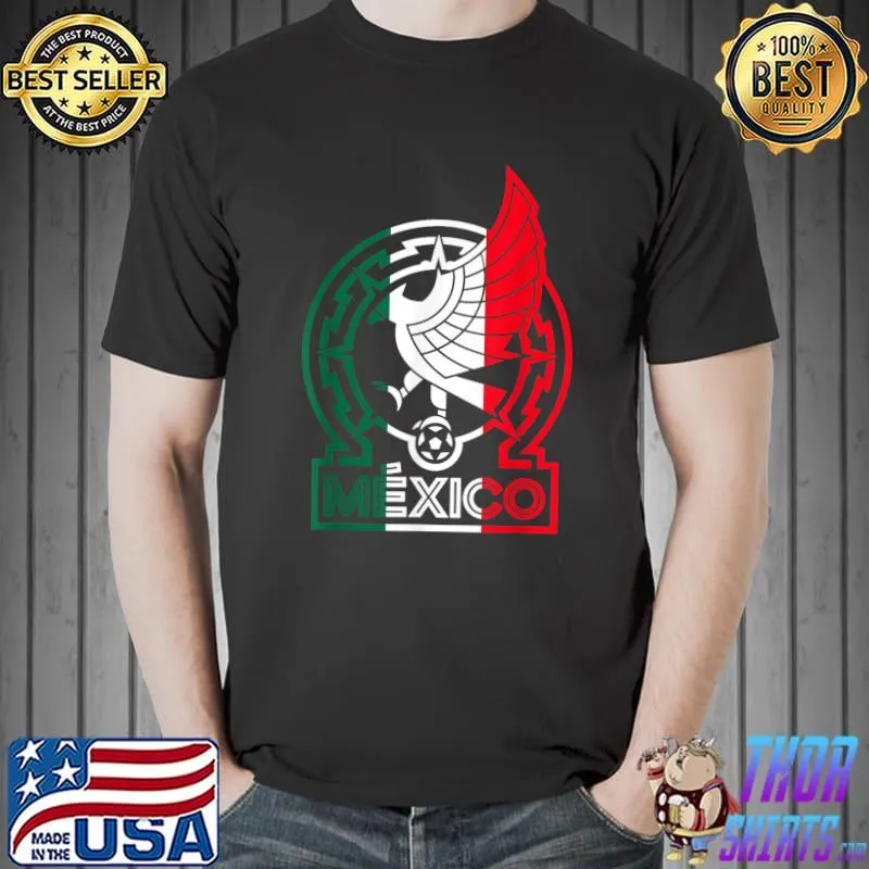 Mexico Soccer Love Mexican Futbol Football Flag Color T-Shirt