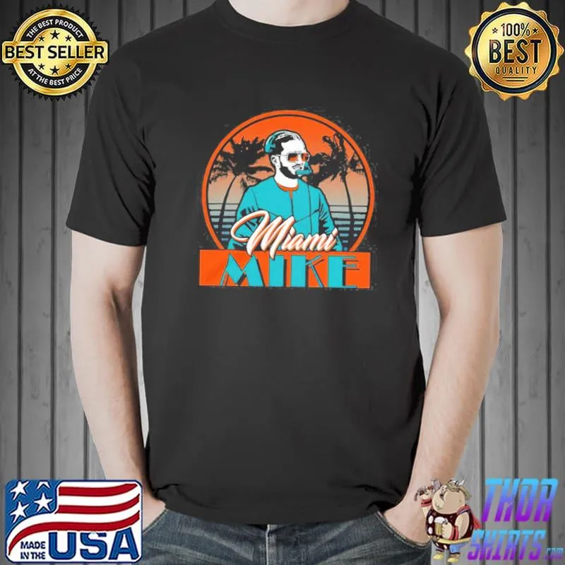 MiamI mike mcdaniels American Football coach classic shirt