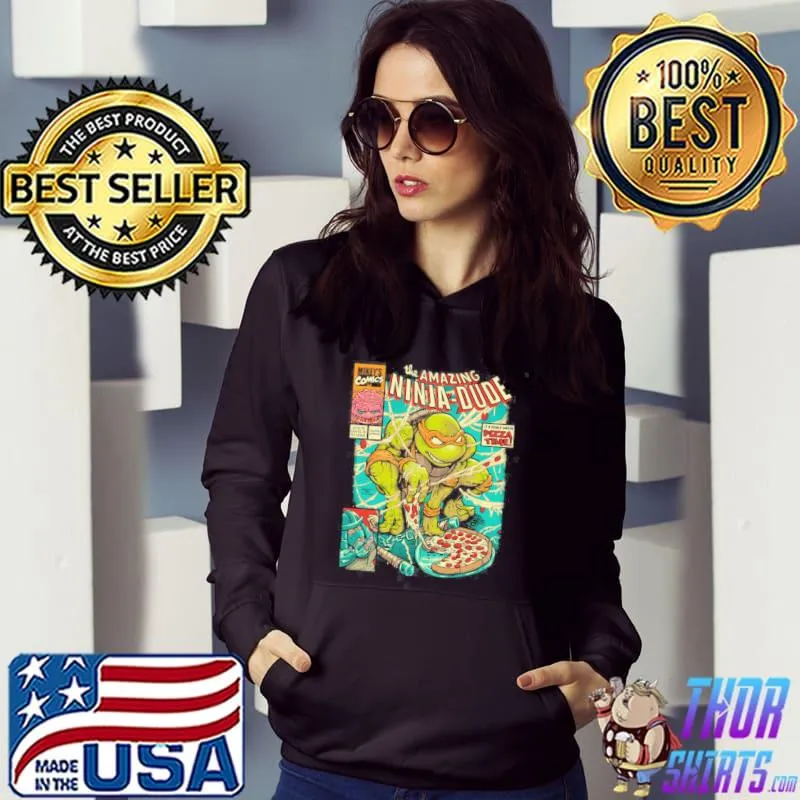 Mikey pizza boynage mutant ninja turtles classic s Hoodie