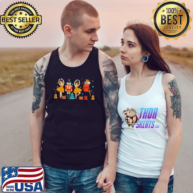 Nutcracker Squad Ballet Dance Matching Family Christmas T-Shirt Tank Top