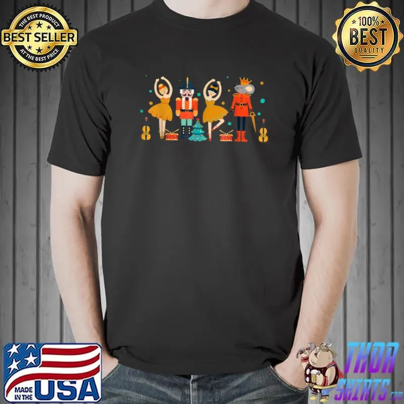 Nutcracker Squad Ballet Dance Matching Family Christmas T-Shirt