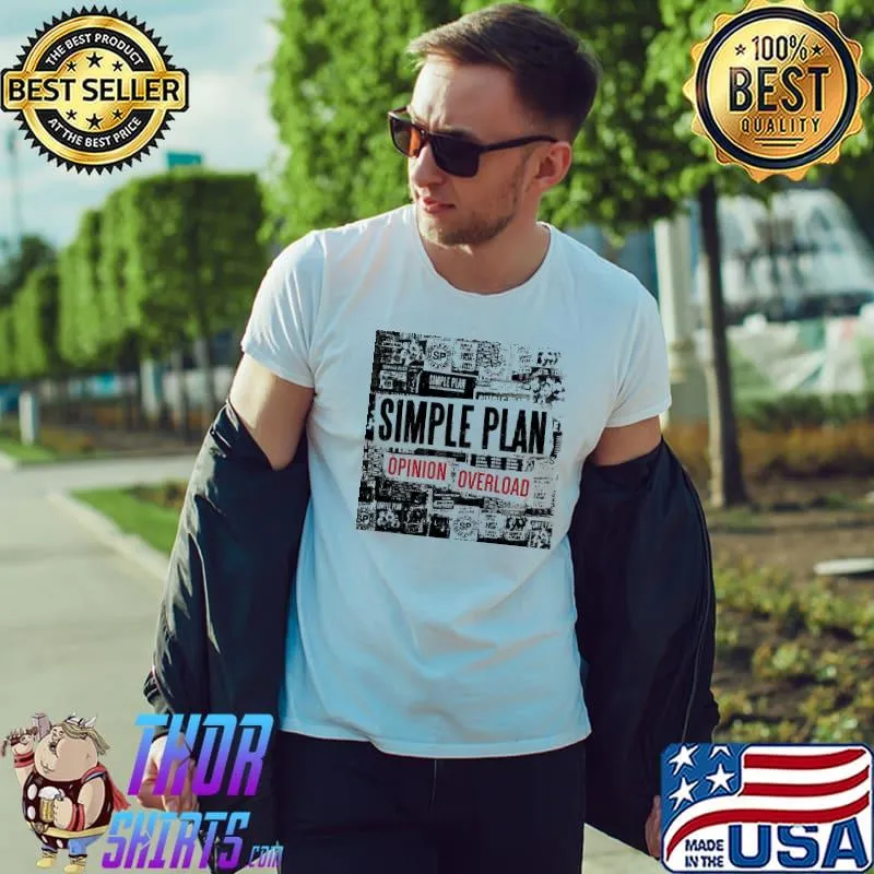 Opinion overload simple plan shirt