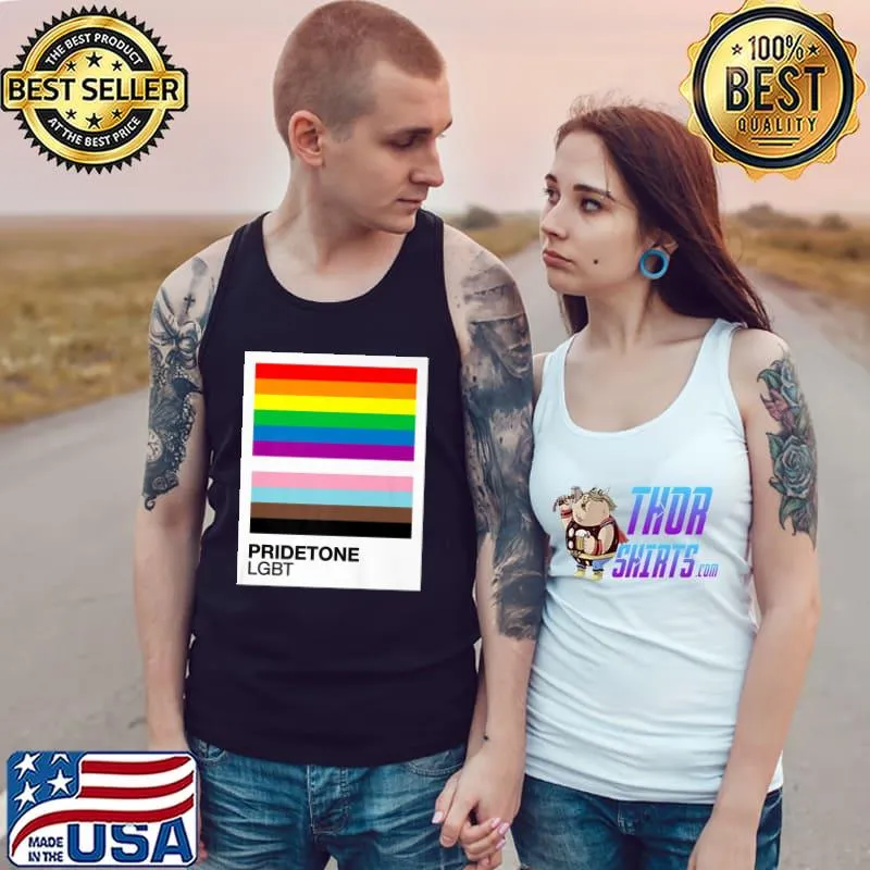Pridetone Colors Gay Love Lgbt Aesthetic T-Shirt Tank Top