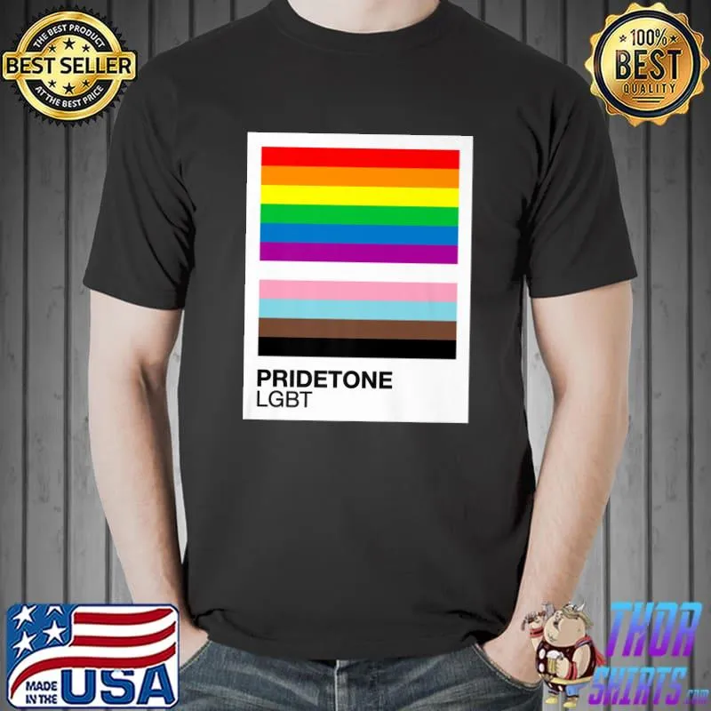 Pridetone Colors Gay Love Lgbt Aesthetic T-Shirt