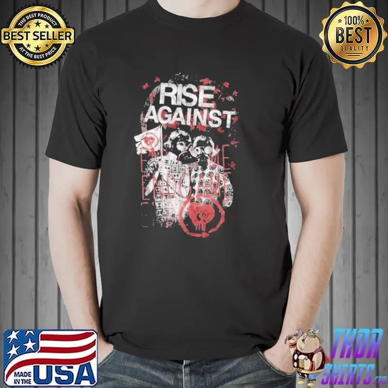 Rise against band music in 2022 shirt