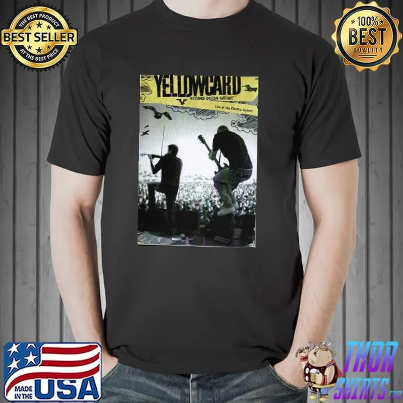 Rock time live yellowcard shirt