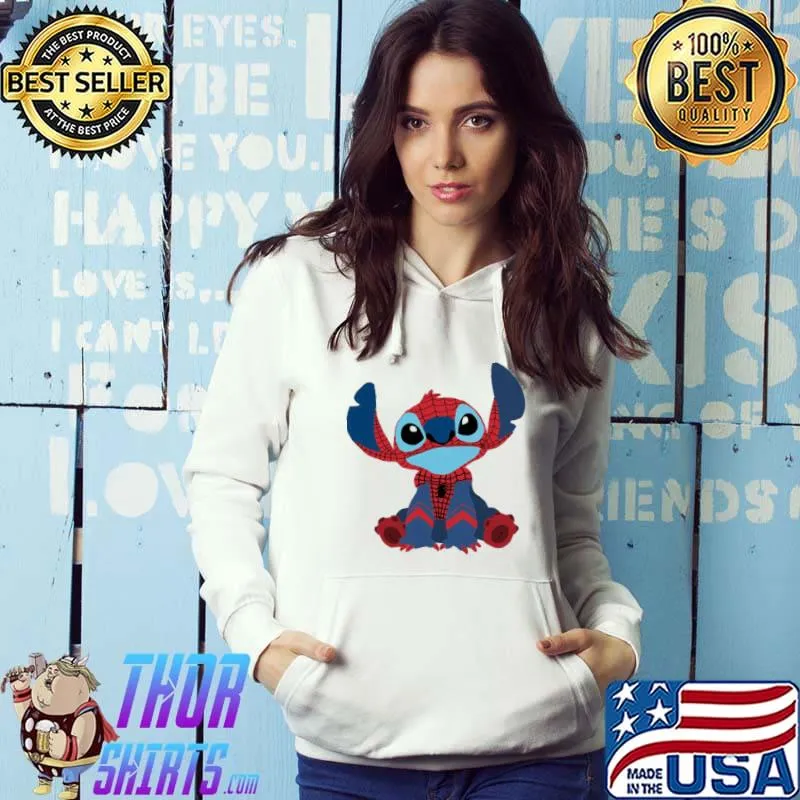 Spider stitch funny cosplay spiderman s Hoodie