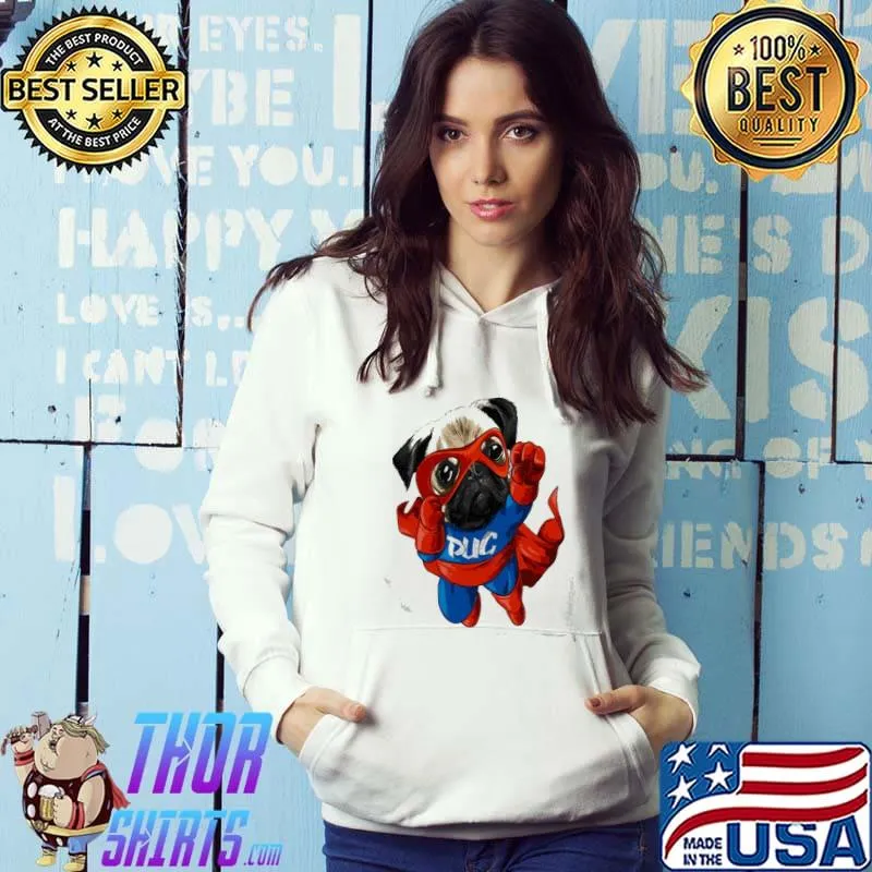 Superpug fly fight trending s Hoodie