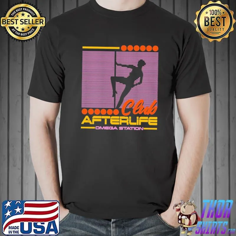 The afterlife club omega station mass effect classic shirt