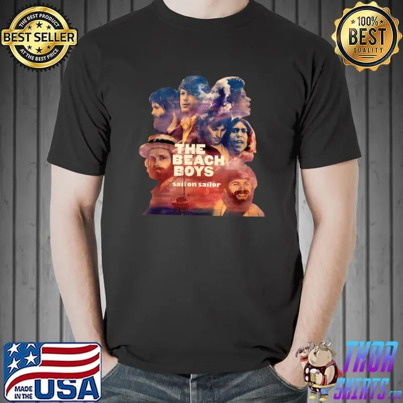 The Beach Boys Sail On Sailor Blue T-Shirt
