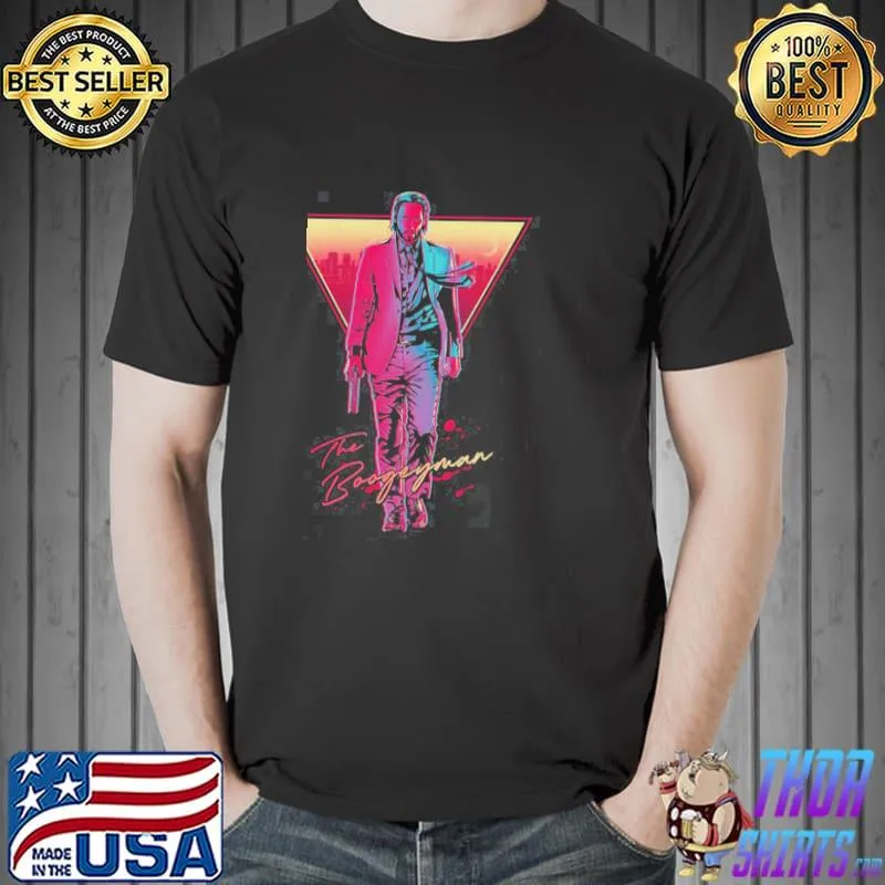 The boogeyman keanu reeves retro john wick shirt