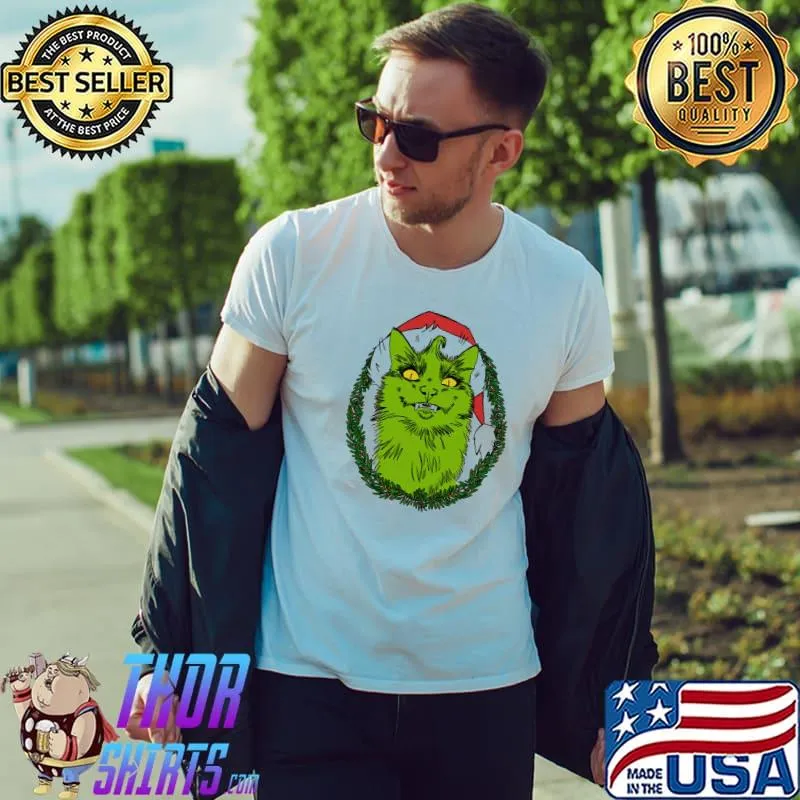 The crinch cat mix grinch christmas trending shirt