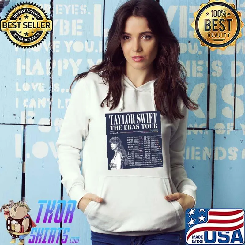 The eras tour 2023 taylor swift with date trending s Hoodie