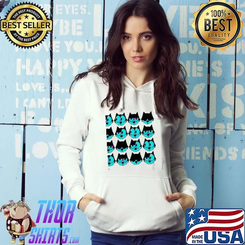 The many faces of felix the cat trending s Hoodie