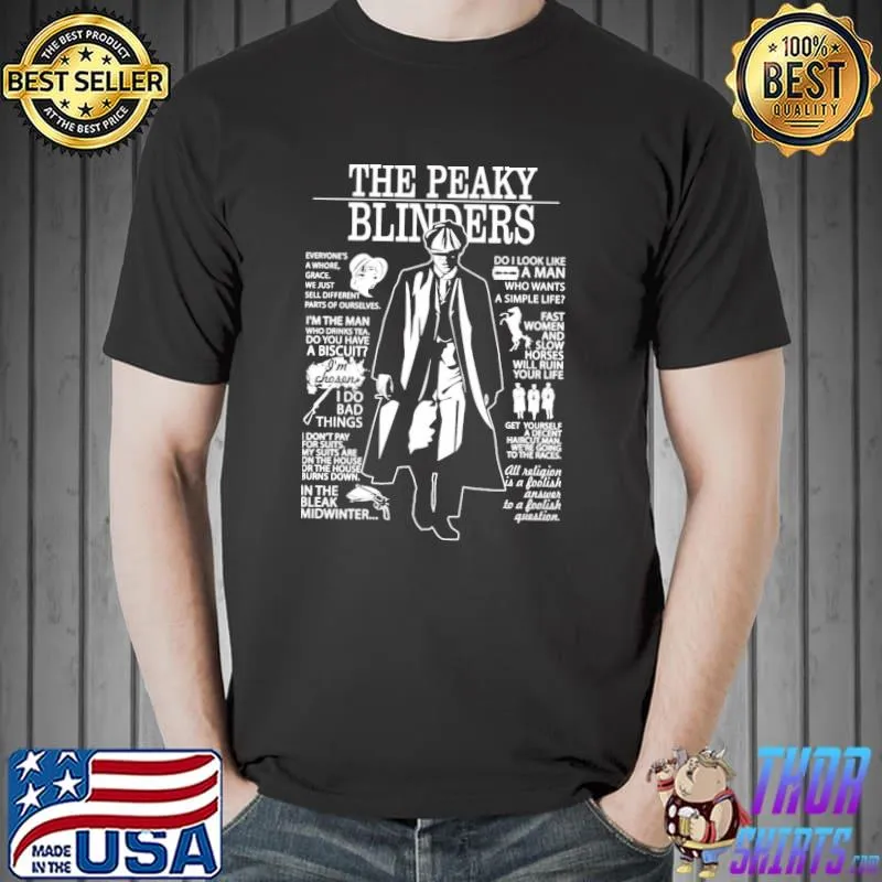 The peaky blinders polly's polly blinders classic shirt