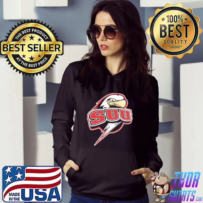 The thunderbirds logo of the southern Utah utes Football s Hoodie