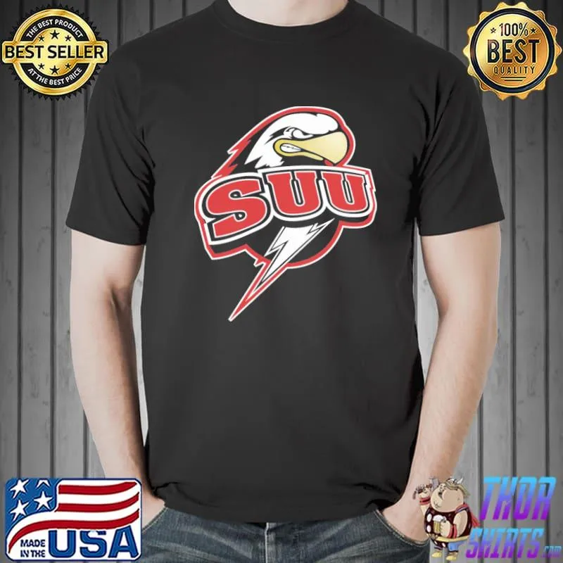 The thunderbirds logo of the southern Utah utes Football shirt