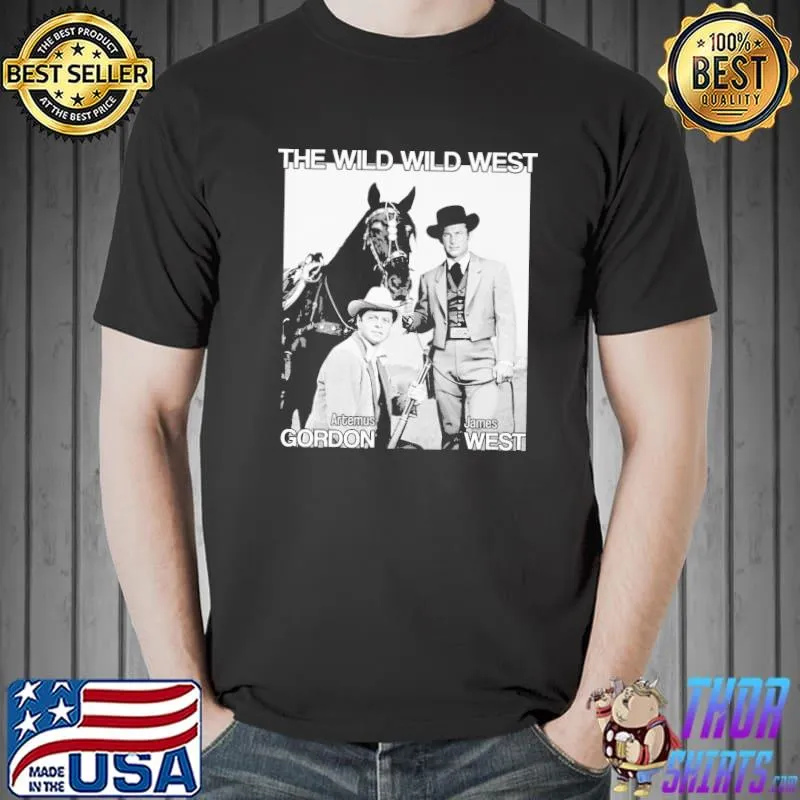 The wild wild west artemus gordon james west vintage shirt