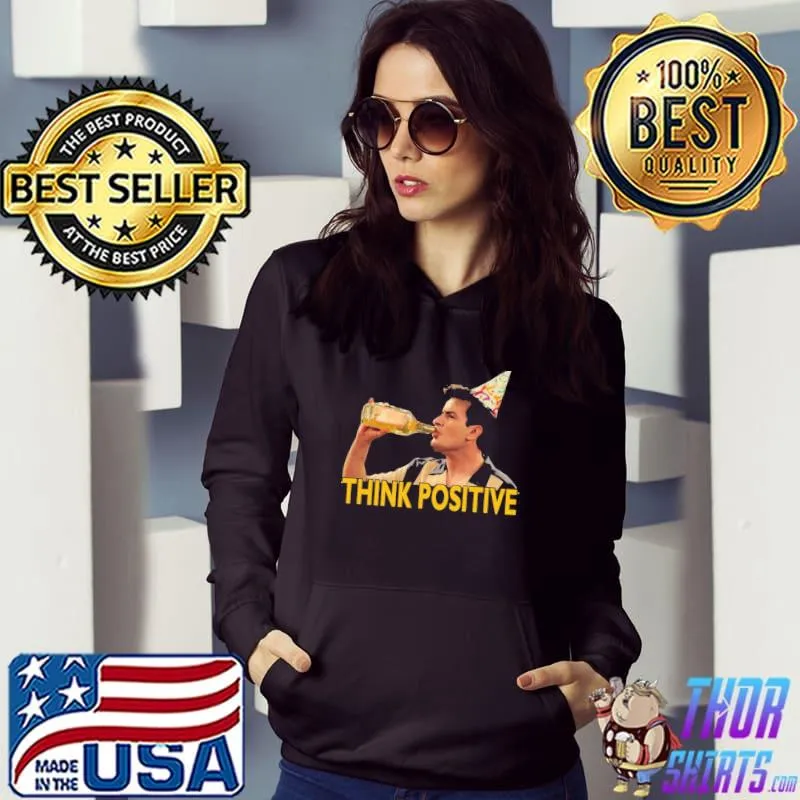 Think positive two and a half men s Hoodie