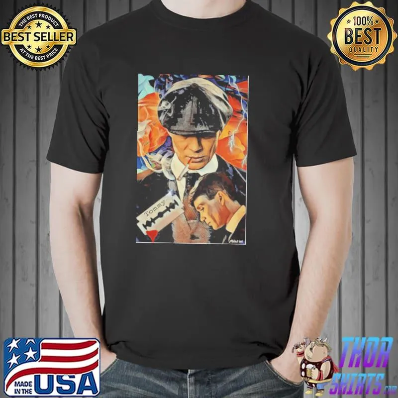 Tommy peaky blinders TV series colored art classic shirt