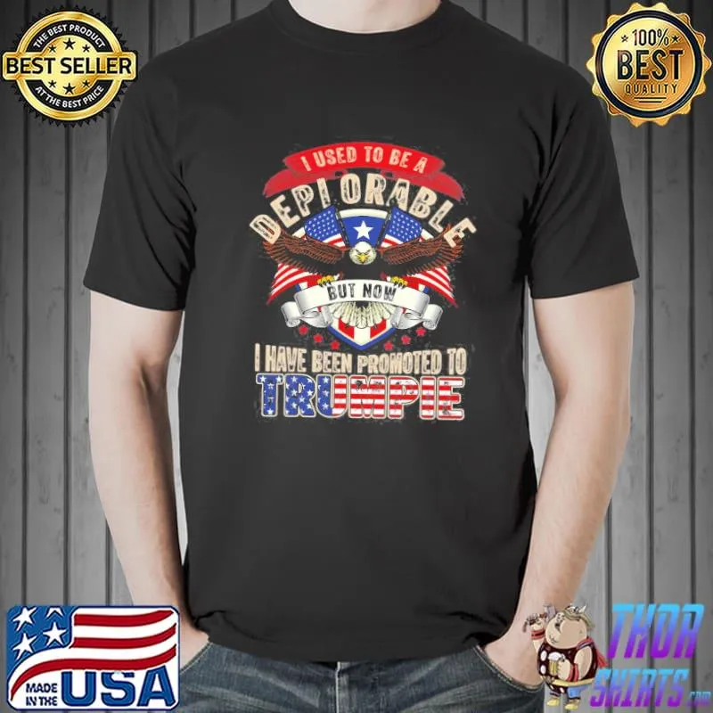 Trump 2024 now I have been promoted to trumpie bald eagle classic shirt