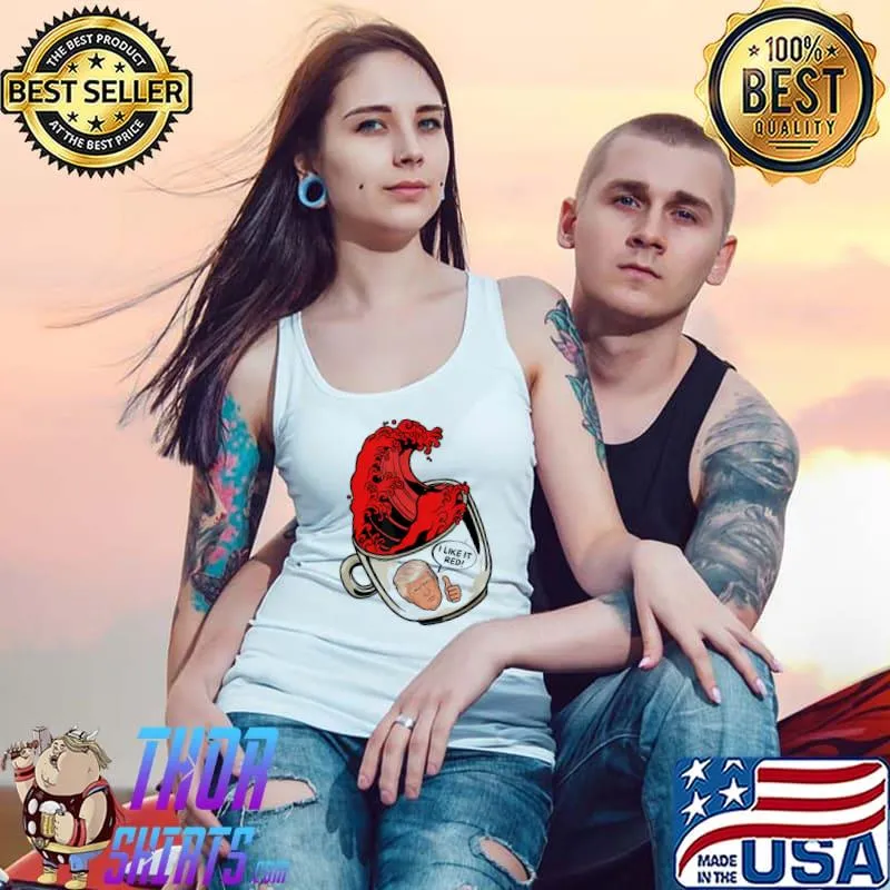 Trump red wave coffee cup election 2022 political s Tank Top