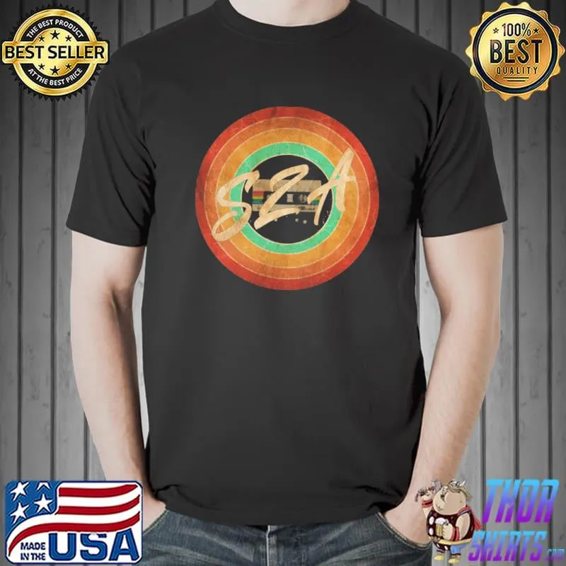 Vintage circle art sza shirt