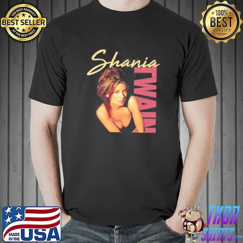Vintage singer shania twain shirt
