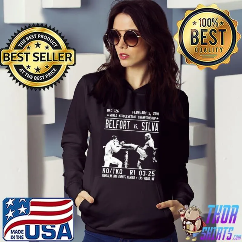 World middleweight championship belfort vs anderson silva s Hoodie
