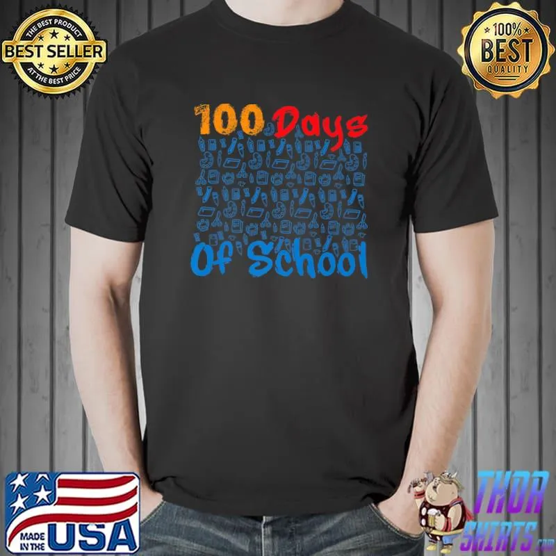 100 days of kindergarten 2024 got me feeling cray cray of school T-Shirt