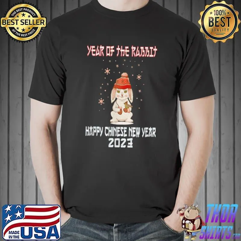 2023 Year The Rabit Happy Luna New Year Viet Nam China T-Shirt