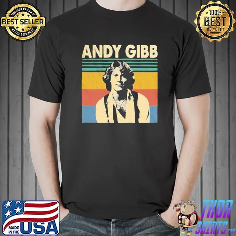 90s design andy gibb shirt