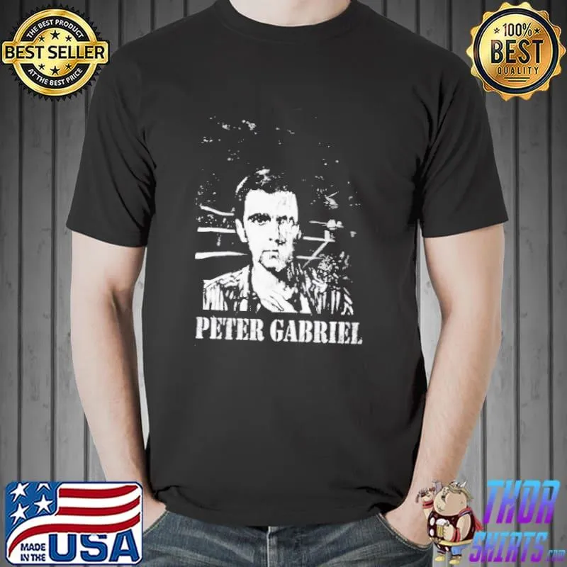 90s portrait peter gabriel melt shirt