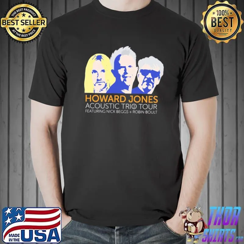 Acoustic trio hide and seek howard jones shirt