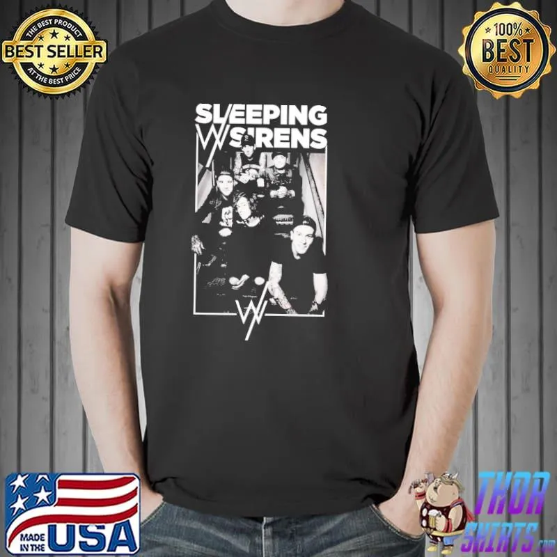 American rock band sleeping with sirens all members shirt