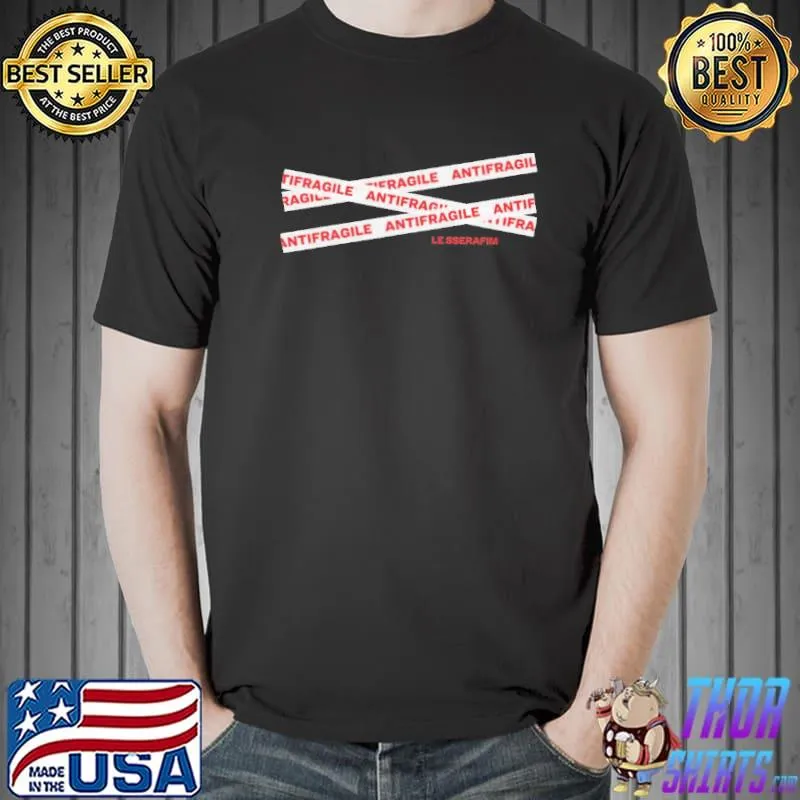 Antifragile tape le sserafim classic shirt