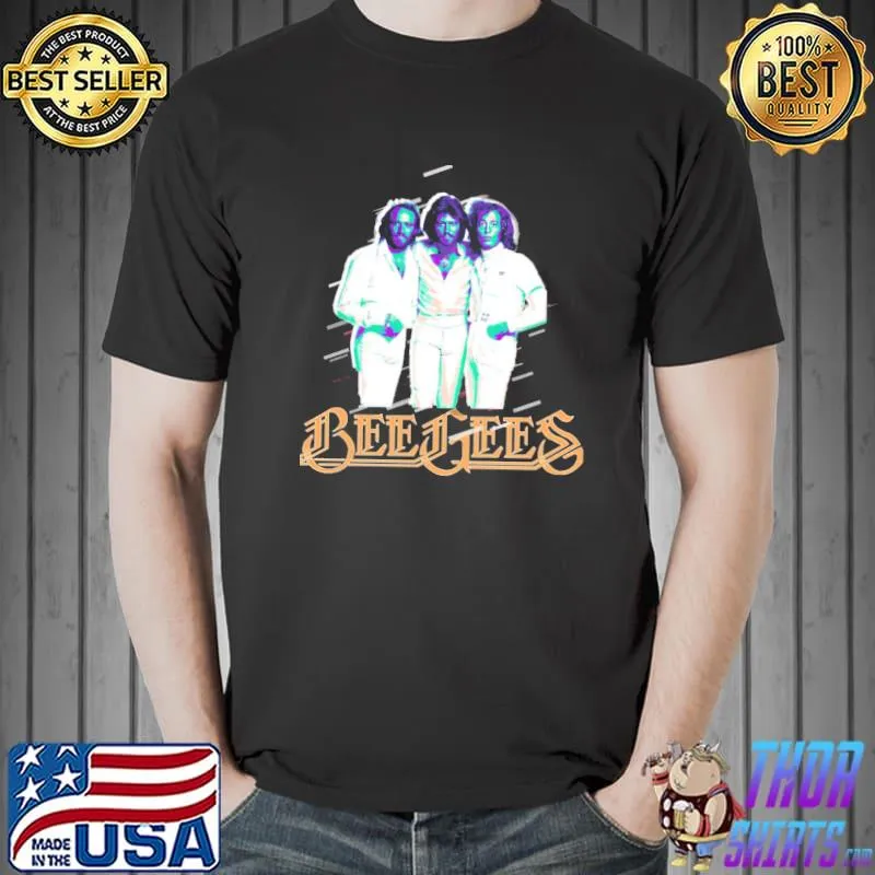 Barry robin and maurice gibb bee gees shirt