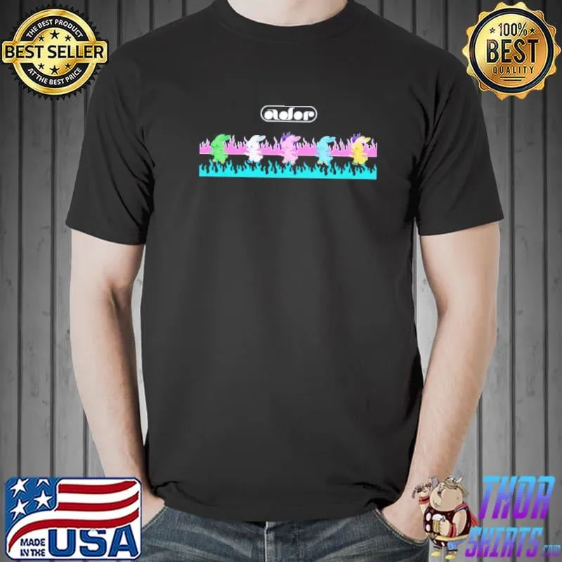 Best newjeans bunnies and flames design shirt