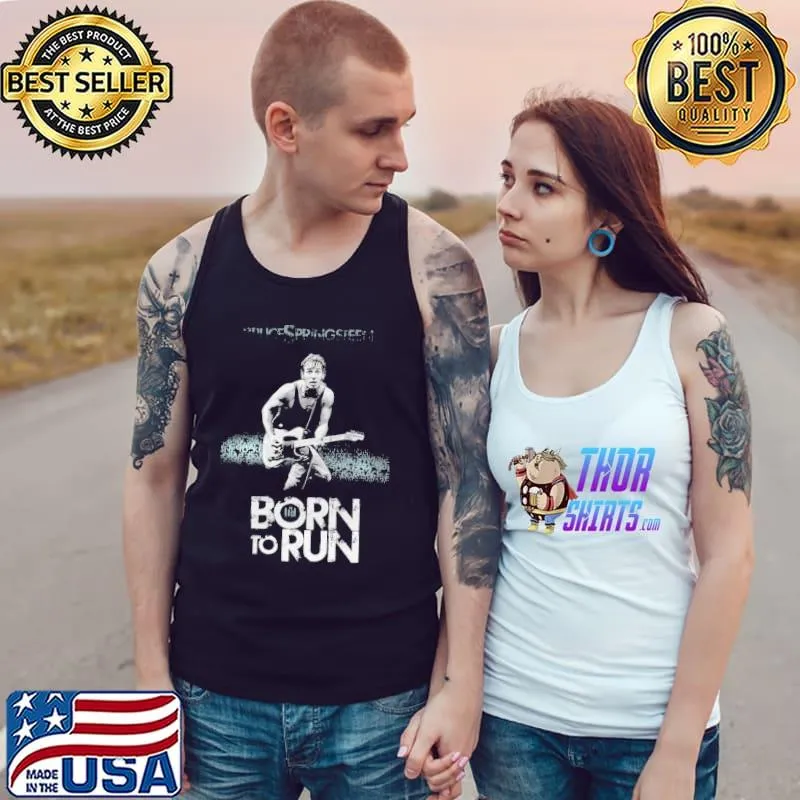 Born to run design bruce springsteen s Tank Top