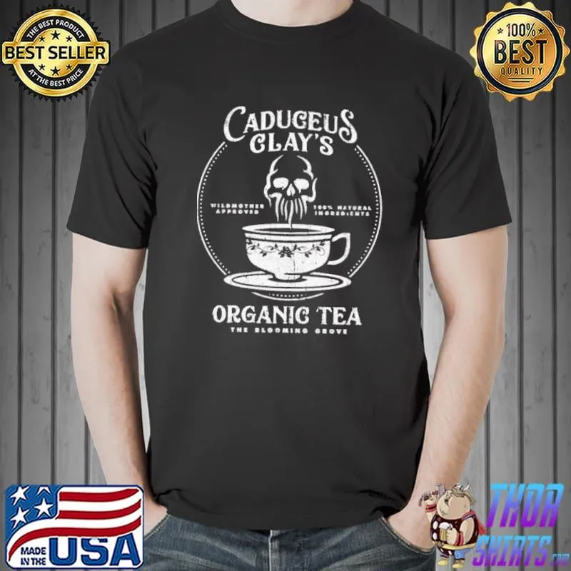 Caduceus clay's organic tea classic shirt