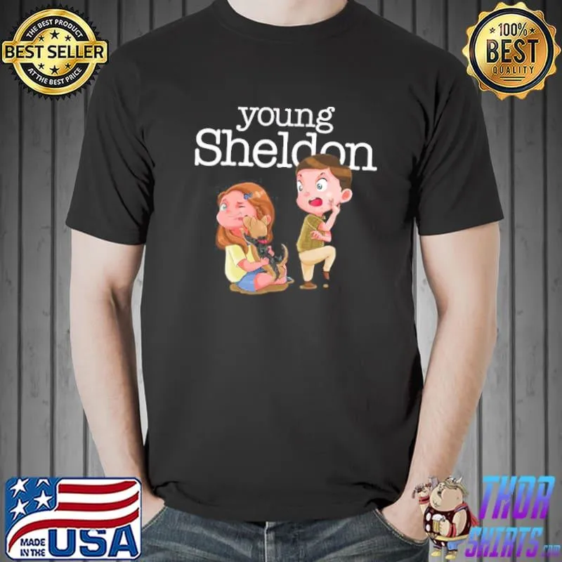 ChibI fanart series young sheldon shirt